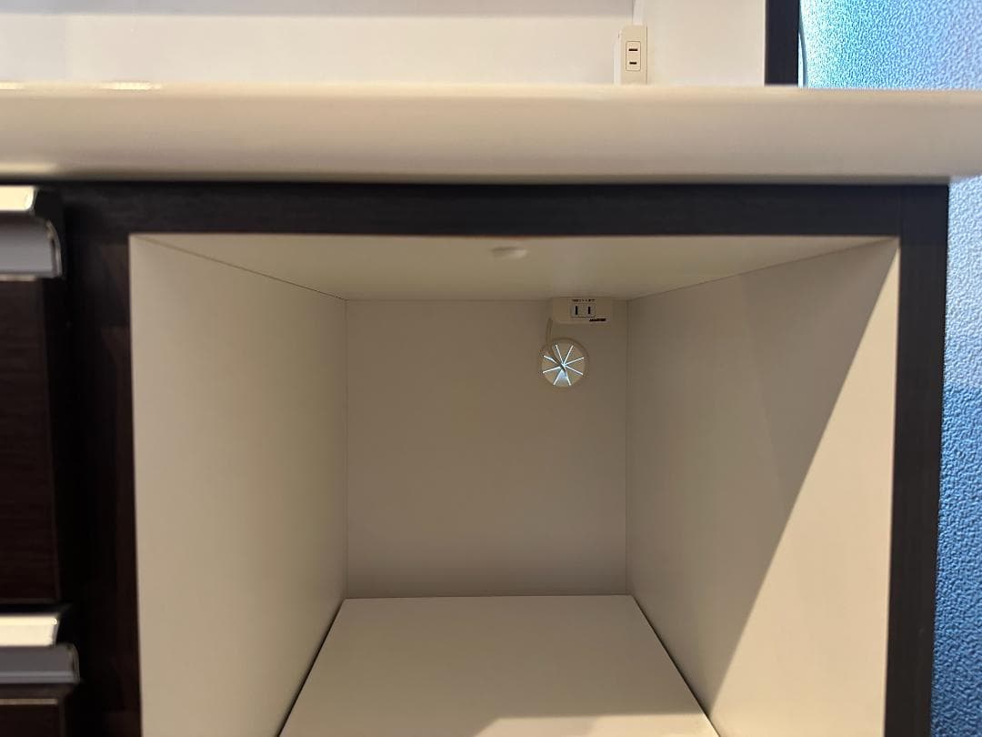 ニトリ 食器棚 幅90cm ダークブラウン 2023年春購入