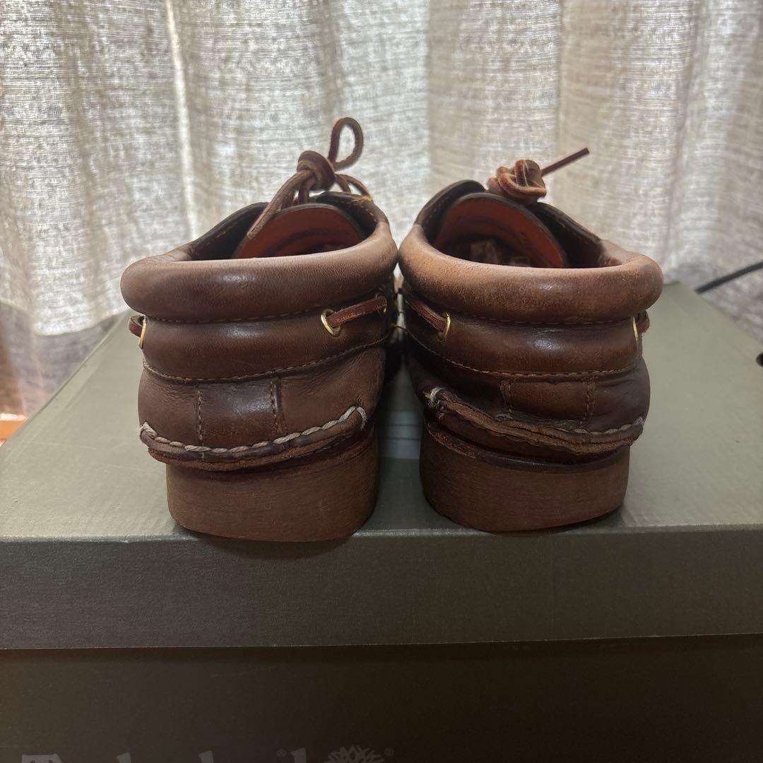 Timberland ブラウン モカシン　3eye
