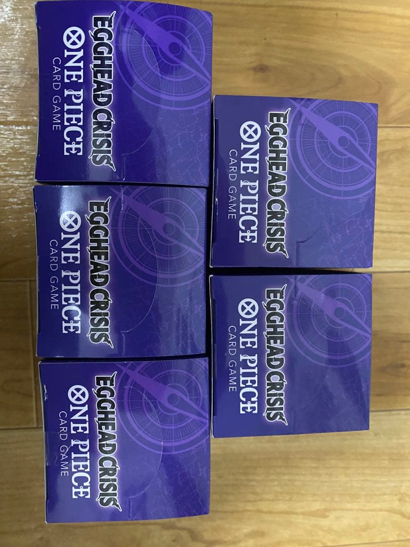 ONE PIECE EGGHEAD CRISIS カードゲーム 5 Box