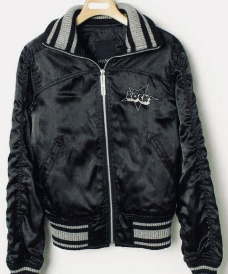 ☆Hysterics スージー クワトロギターガール刺繍ブルゾン スカジャン ☆