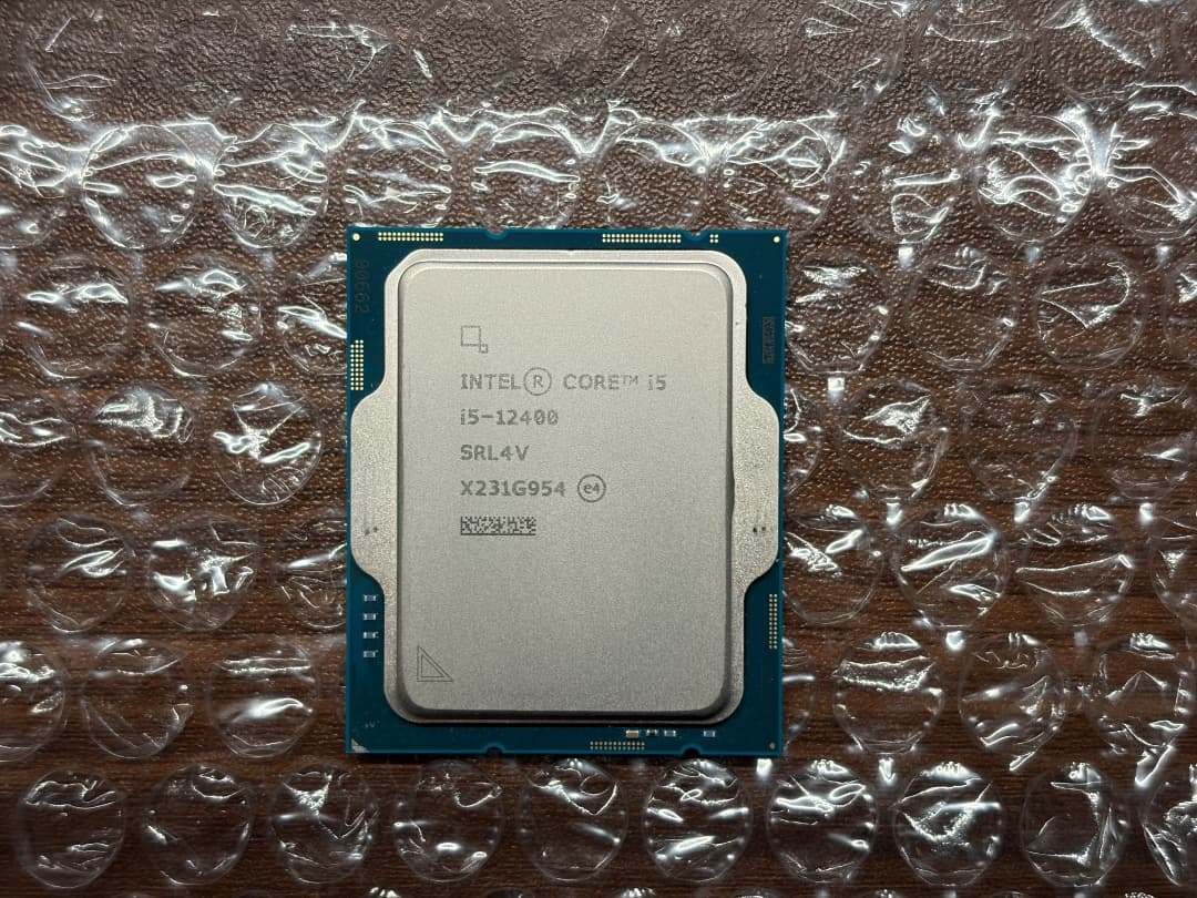 Intel Core i5-12400 【動作確認済み・2023年購入】