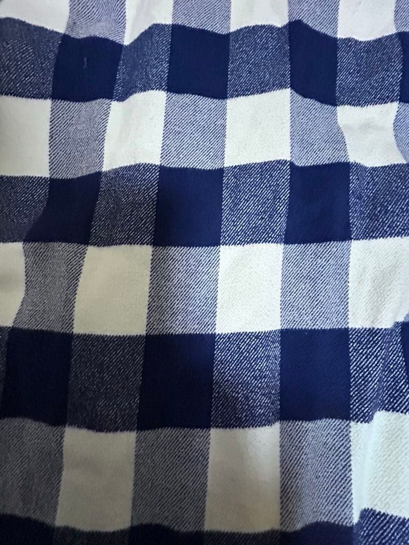 45RPM【80’s希少】紺白チェックなカバーオール