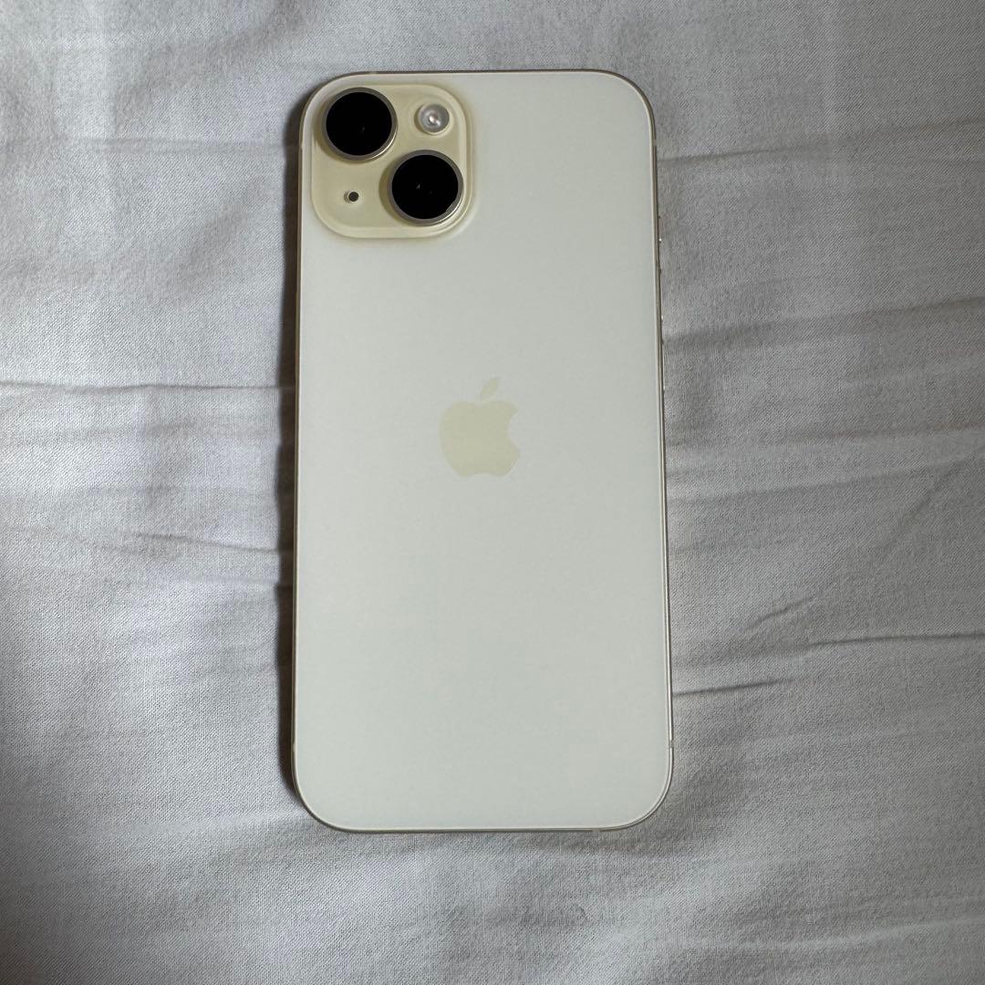 《美品》iphone15 本体 simフリー Apple 128GB イエロー