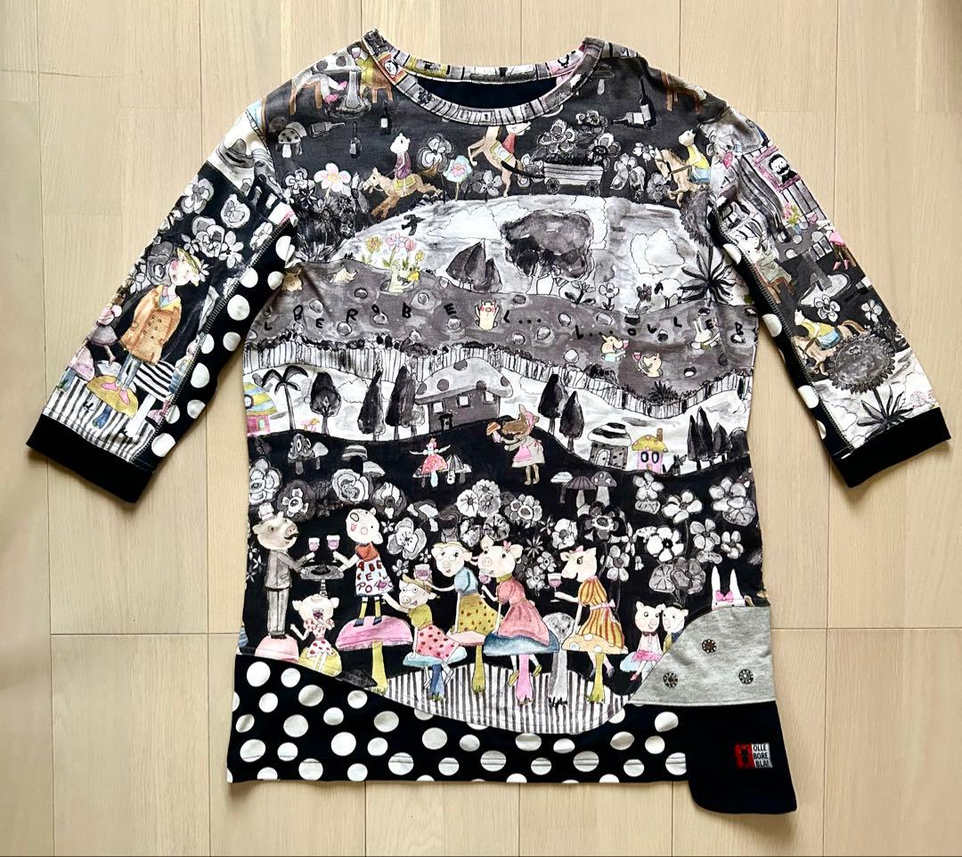 アルベロベロ　五分袖チュニック　 オレボレブラ