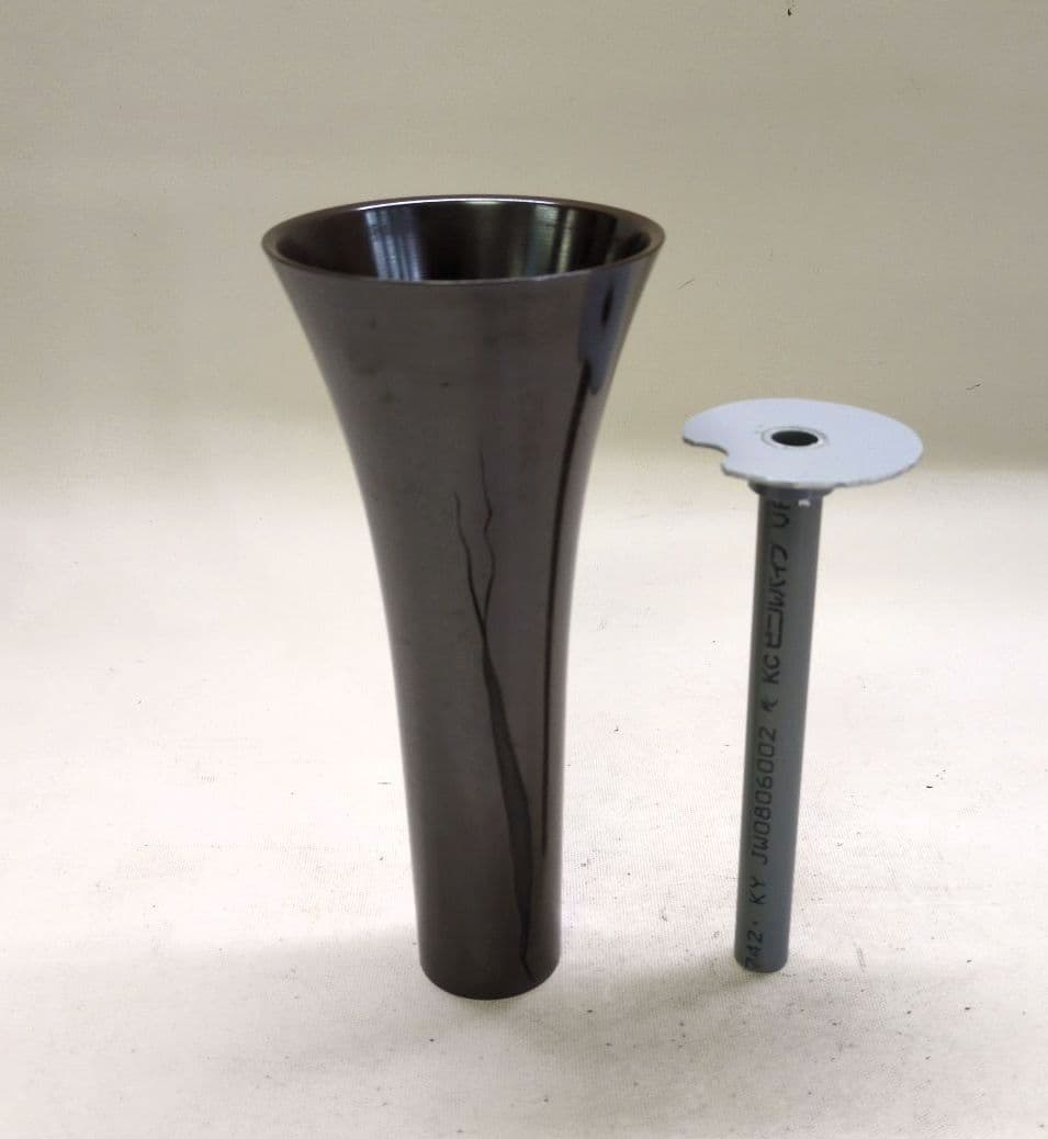 銅製花器「水仙」池坊好み　池坊花器