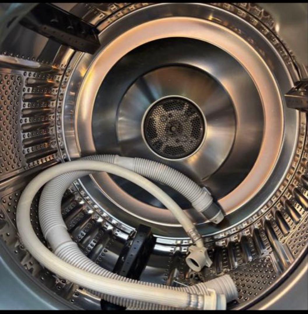 77　設置無料　ドラム式洗濯機　SHARP　11キロ　安い　左開　中古　綺麗