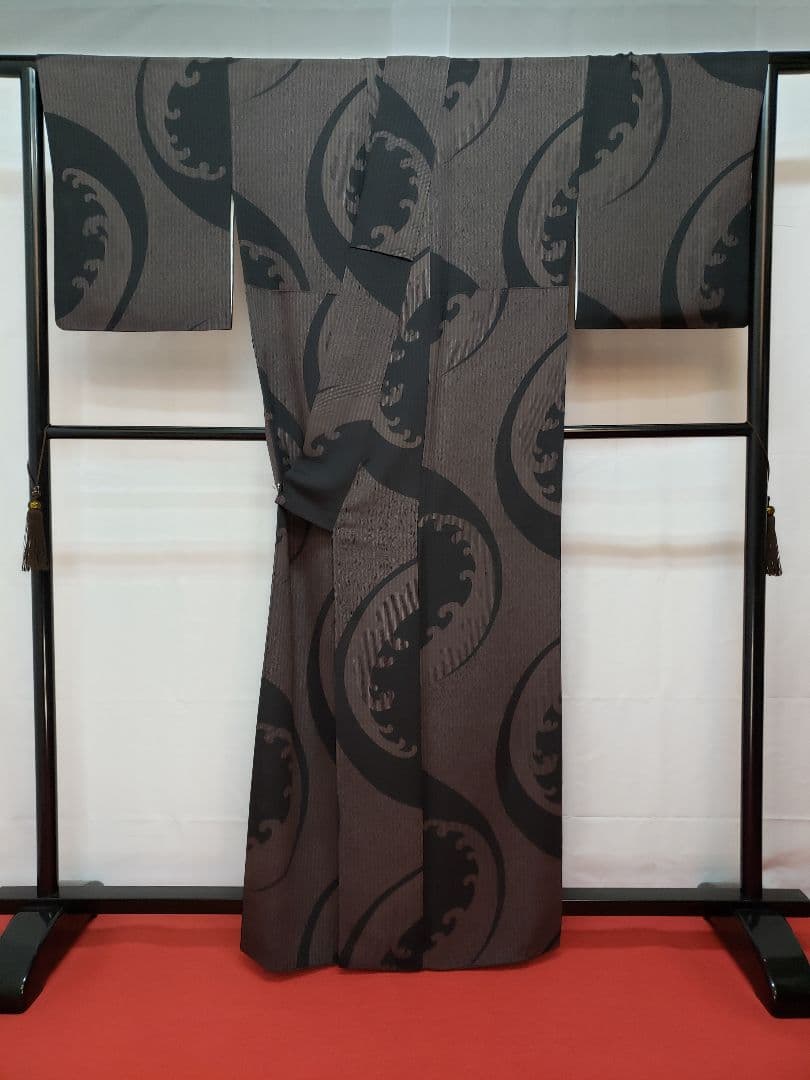 ［小紋］　京友禅　伊勢モダン　美品　KK'-047