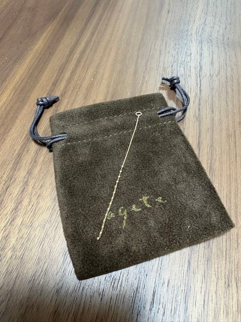 HANA【片方のみ】agete ゴールド チャーム