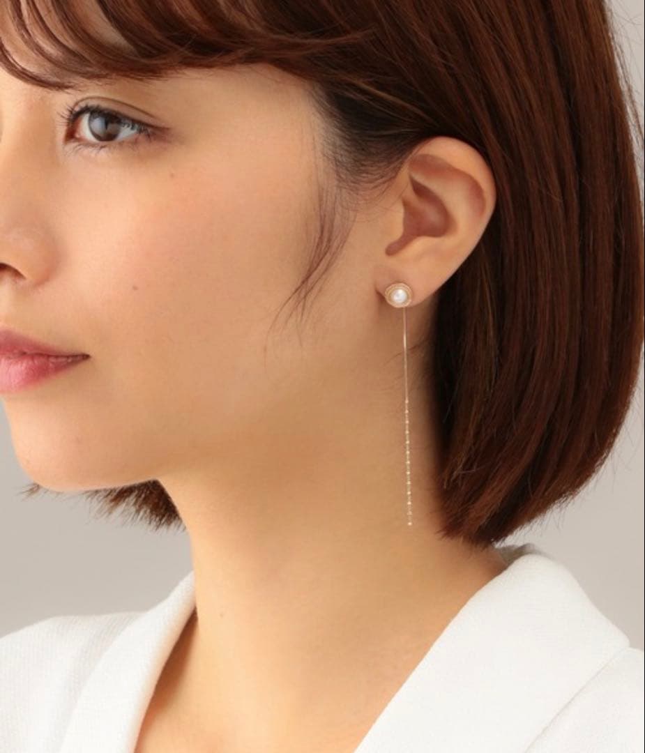 HANA【片方のみ】agete ゴールド チャーム