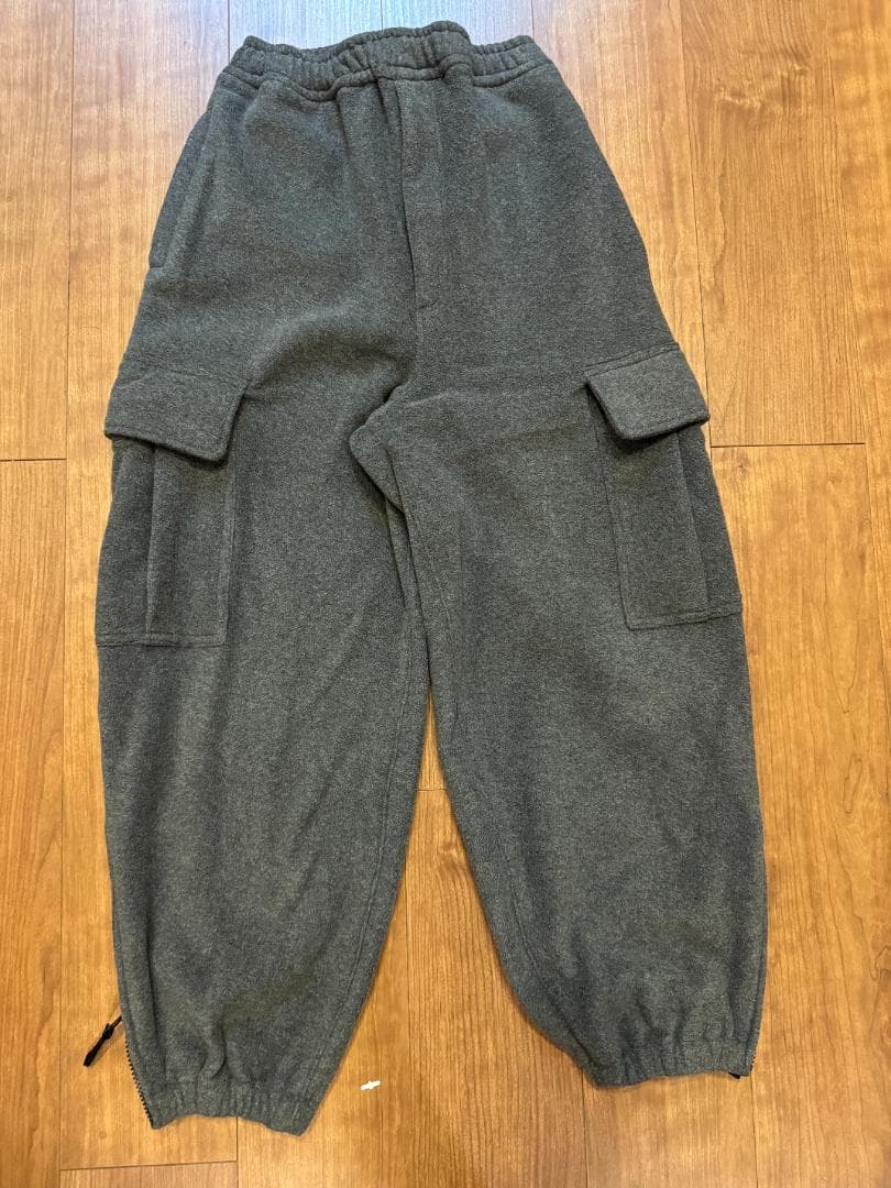 【24AW】H BEAUTY&YOUTH フリースカーゴパンツ OVY S