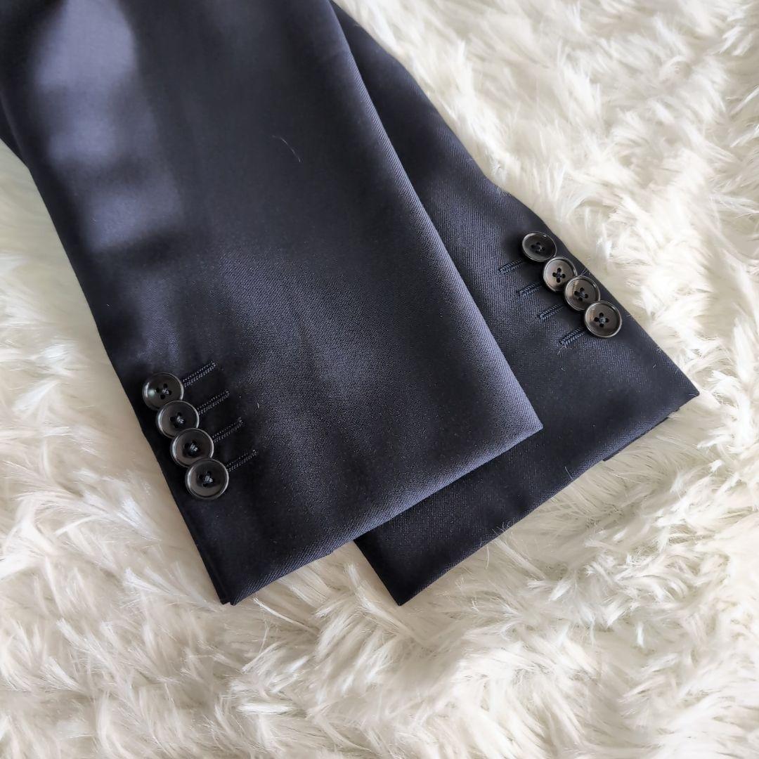 美品 エディフィス カノニコ 段返り3B ビジネススーツ セットアップ ネイビー