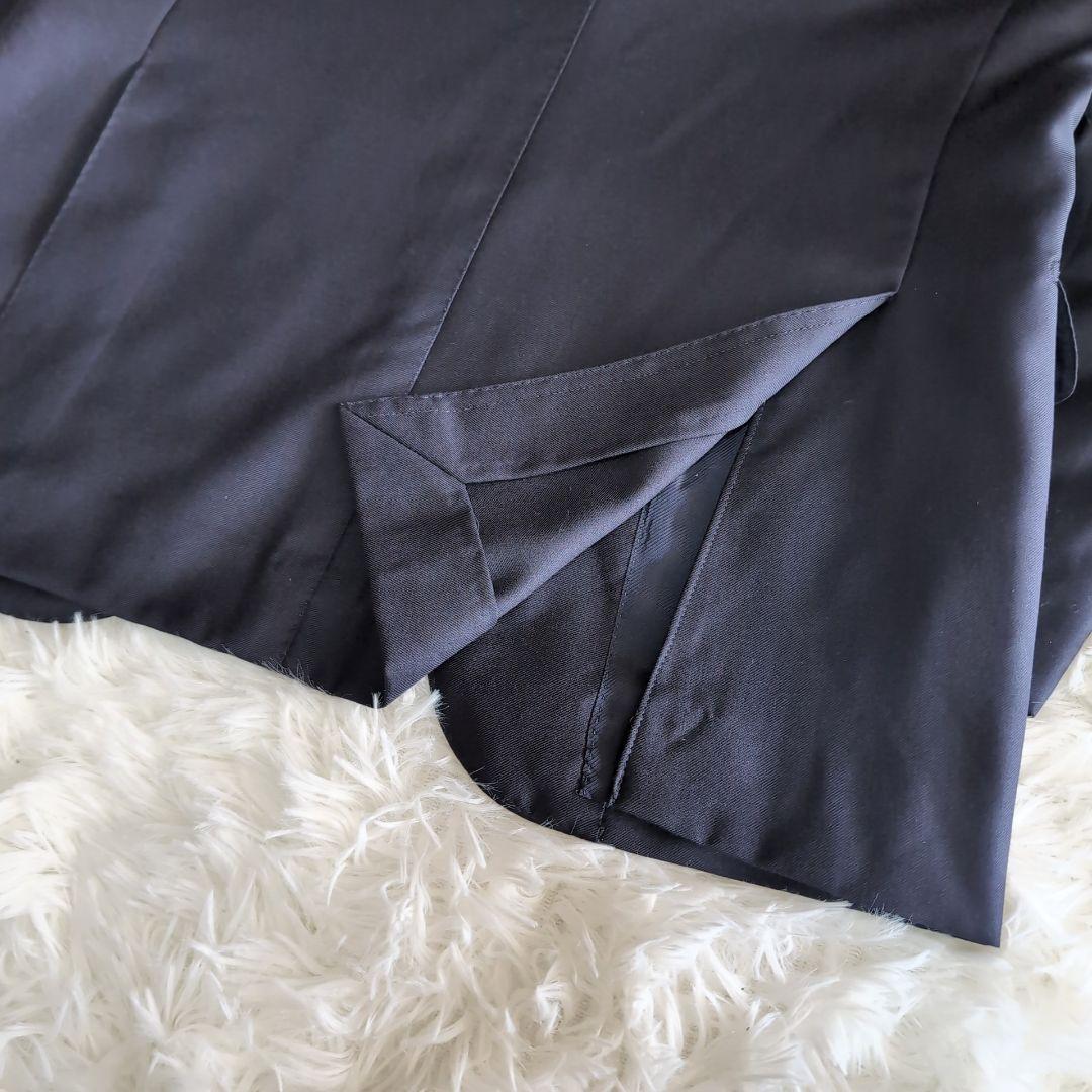 美品 エディフィス カノニコ 段返り3B ビジネススーツ セットアップ ネイビー