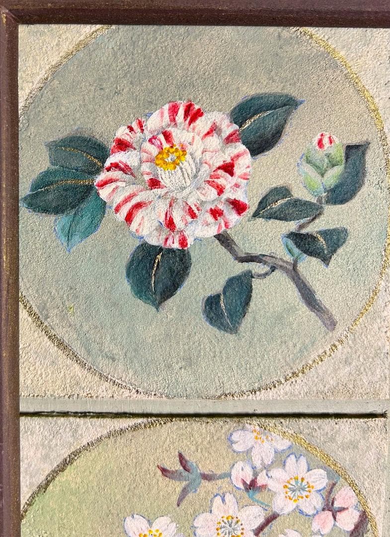 トールペイント 和のペインティング 古屋加江子 春夏秋冬 和柄 和模様 桜 椿