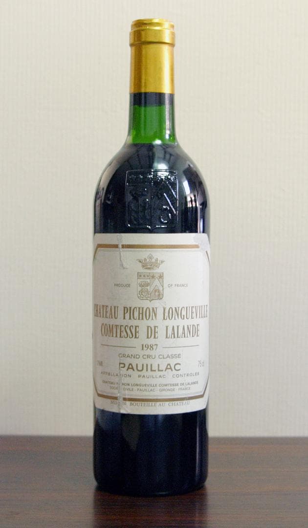シャトー・ピション・ロングヴィル・コンテス・ド・ラランド　1987年