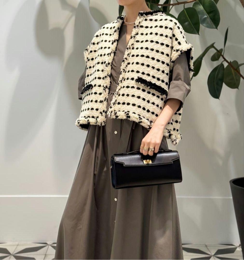 25AW ツイード ジレ