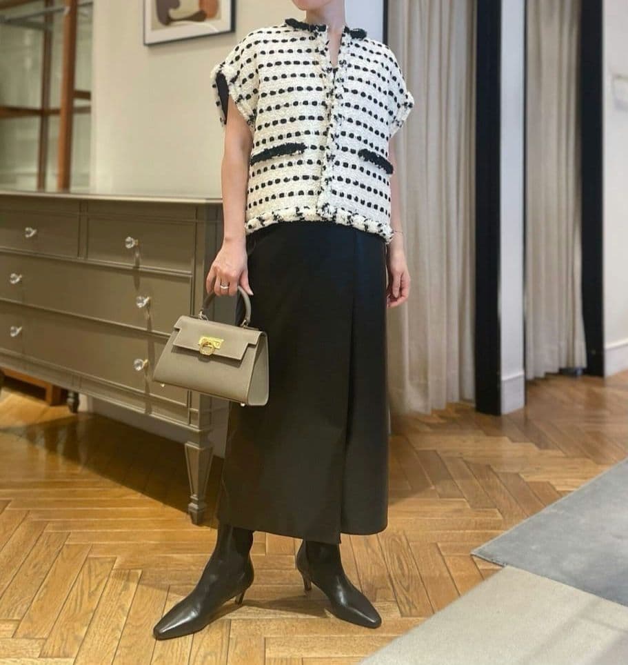 25AW ツイード ジレ