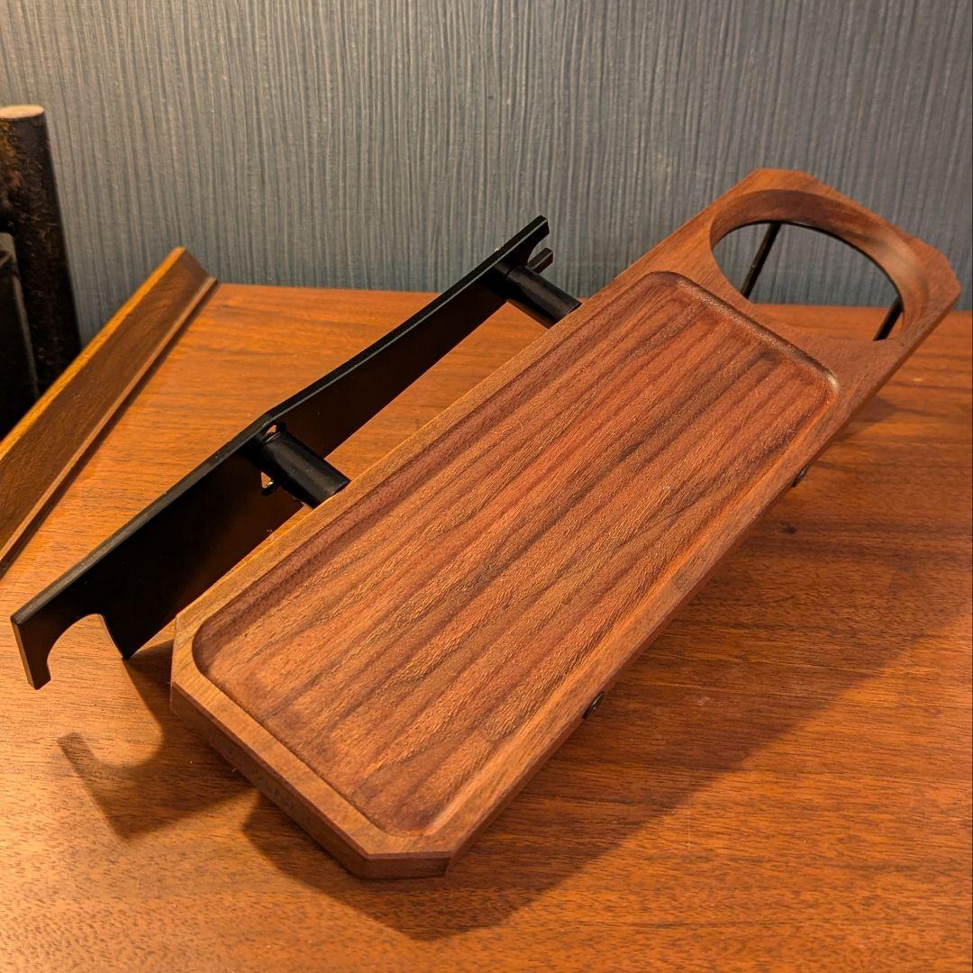 INAVANCE ウォールナット ワンズテーブル アルマイト ブラック