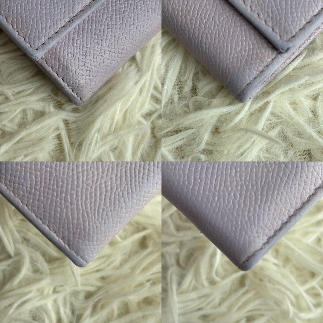 【激レア 美品】ブルガリ　長財布　サークルロゴ　ビーゼロワン　レザー　パープル系