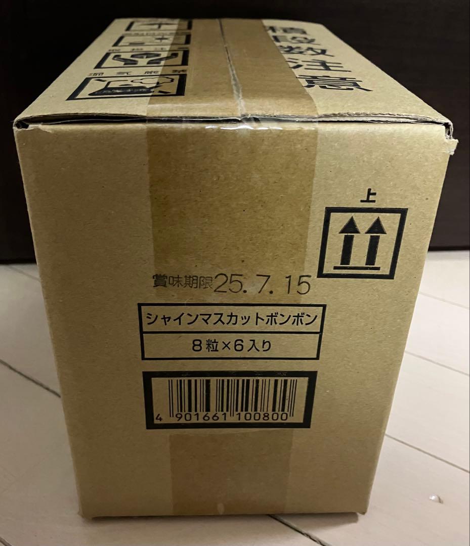 シャインマスカットボンボン　段ボール未開封品