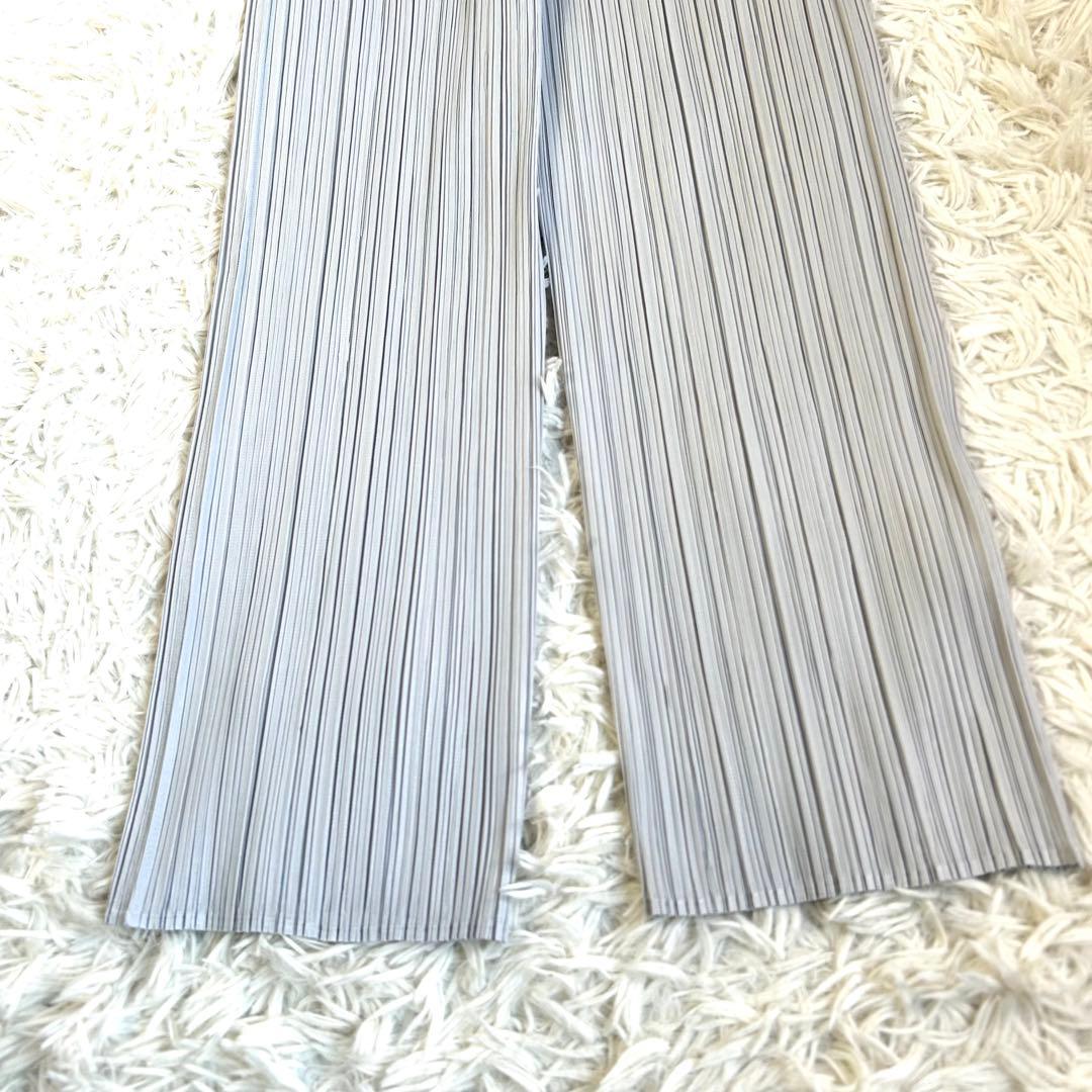 【美品】プリーツプリーズ BASICS 最新モデル ポケット プリーツパンツ 3