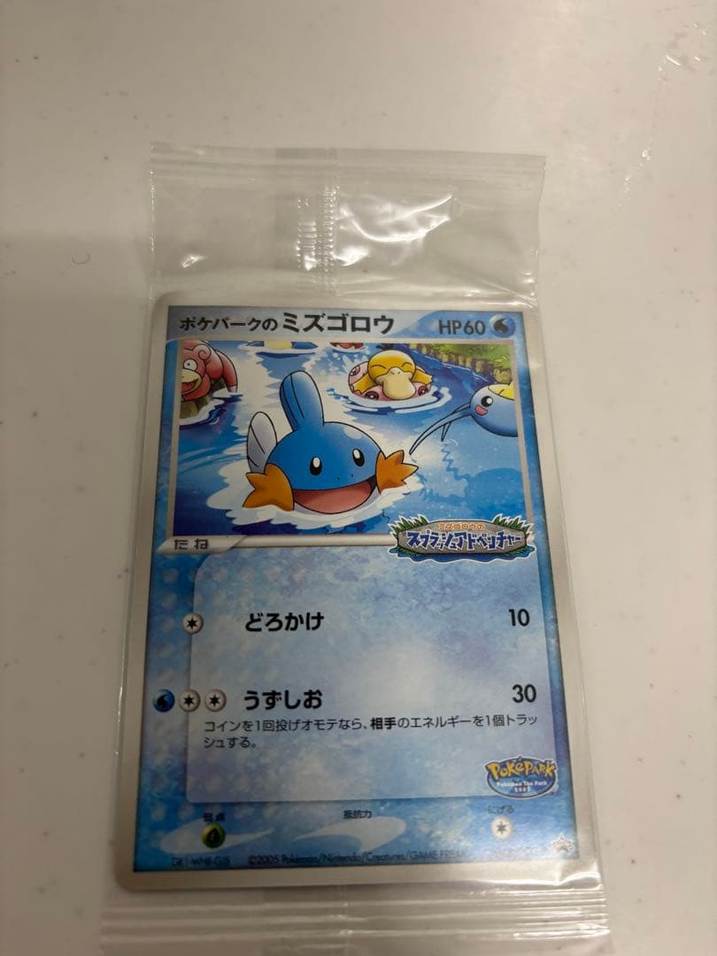 ポケモンカード ポケパークのミズゴロウ 未開封 限定 プロモ