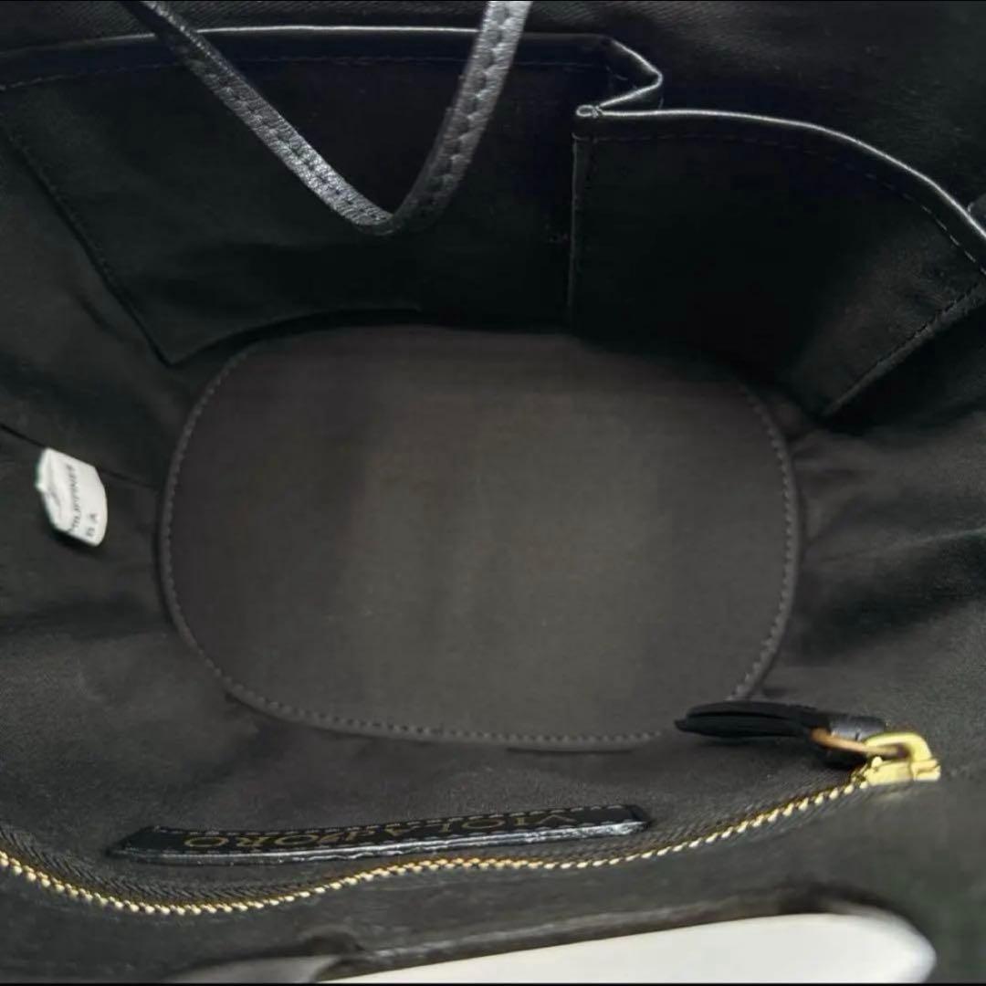 WEB限定 ヴィオラドーロ レザーコンビ カゴバッグ 2way