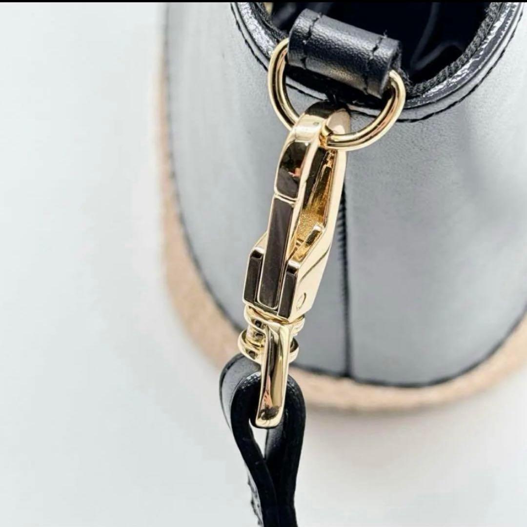 WEB限定 ヴィオラドーロ レザーコンビ カゴバッグ 2way