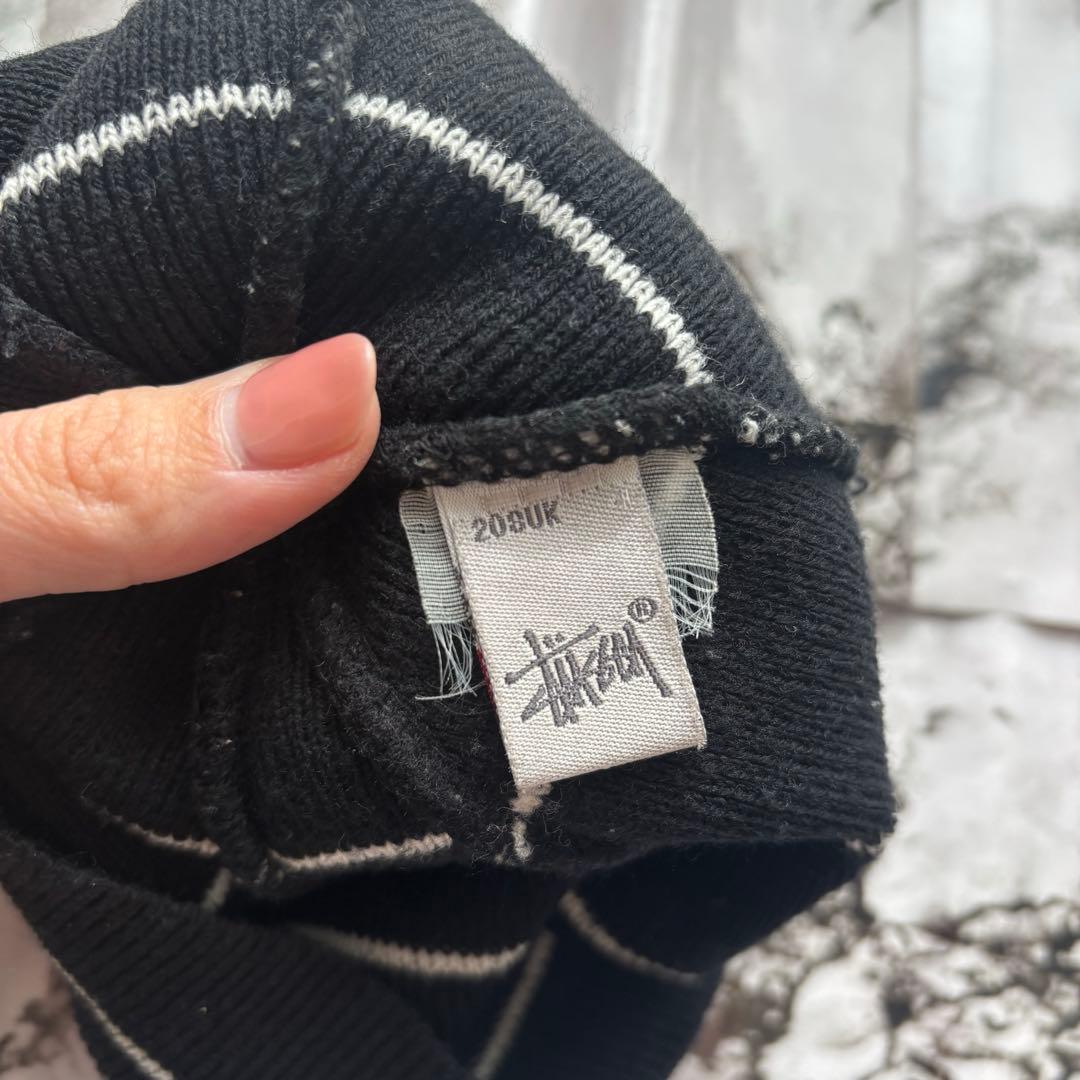 帽子 old stussy boarder beanie Slogo