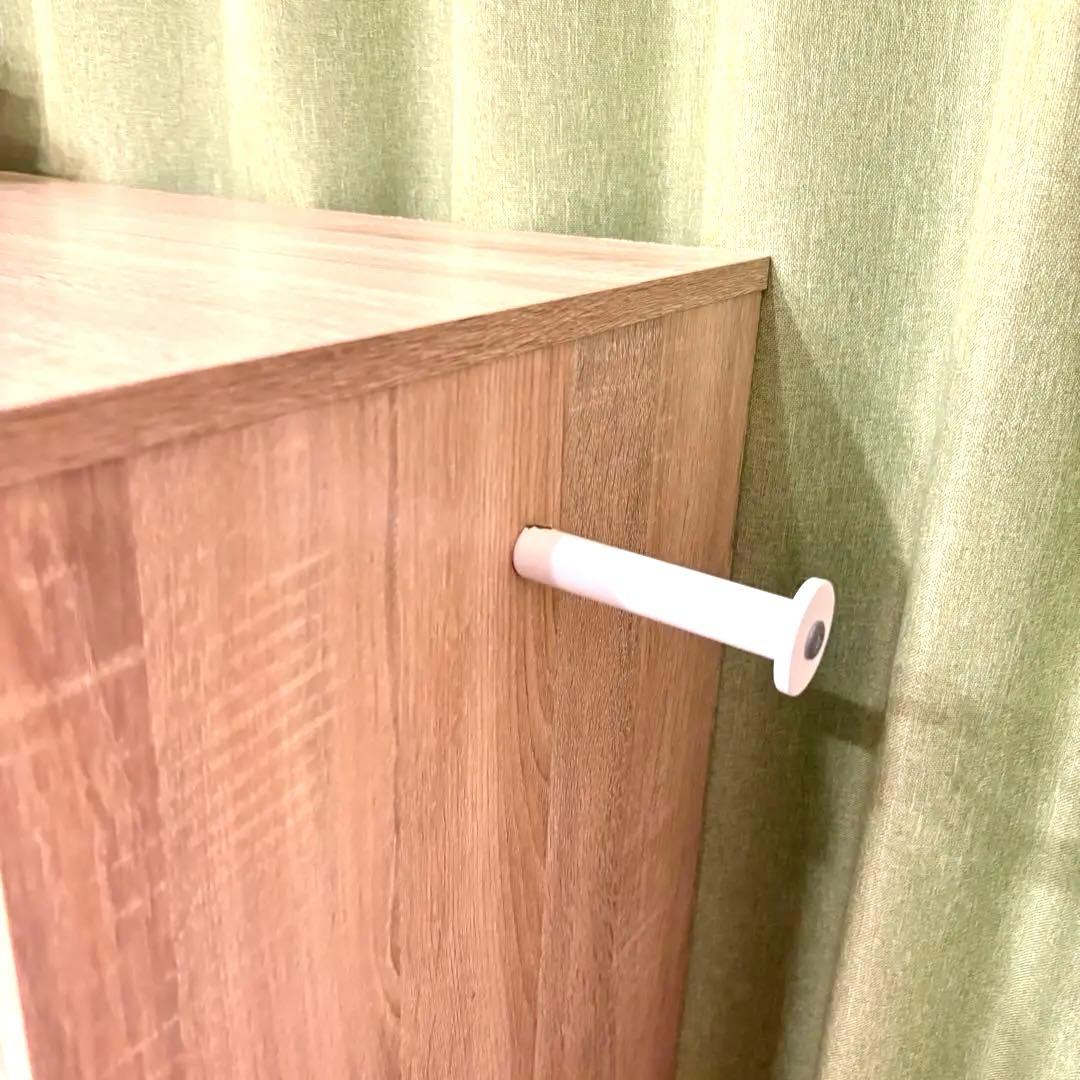 【幅120㎝】ハンガーラック 引き出し おしゃれ チェスト　木目調 LOWYA