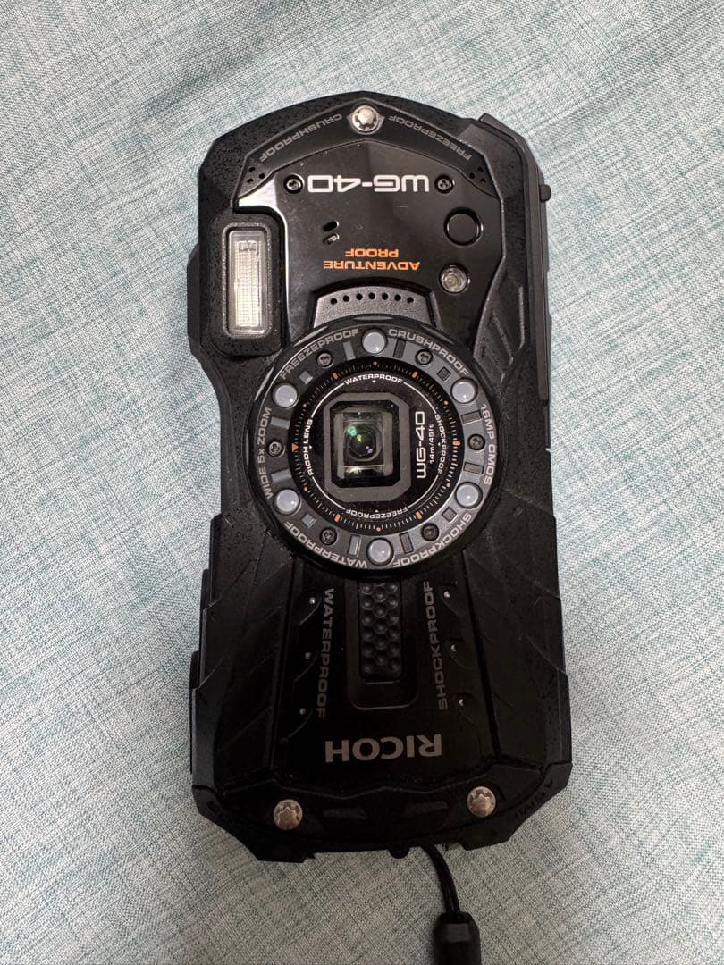 【美品】RICOH WG-40 防水デジタルカメラ メモリ64GB付き