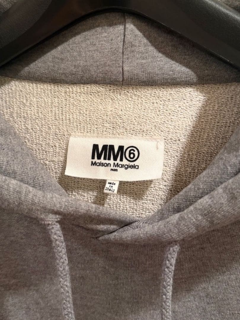 MM6 Margiela グレー パーカー　＊ビッグサイズ