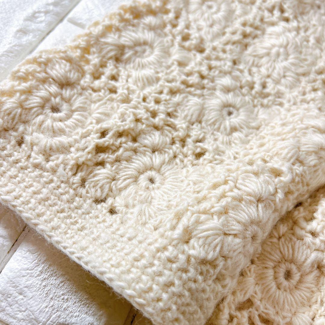 SHIPS別注 WARREN SCOTT ハンドクロシェット カーディガン