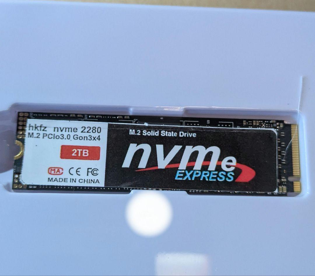 J*O様 nvme 2280 2TB M.2 SSD