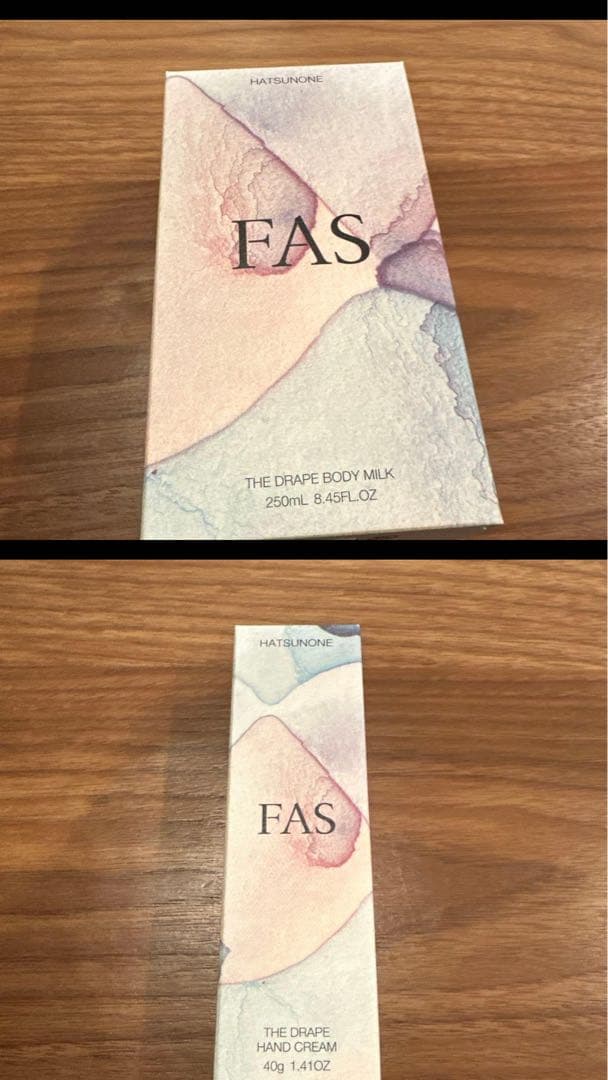 【新品】FAS ザ ドレープ HATSUNONEボディミルク&ハンドクリーム