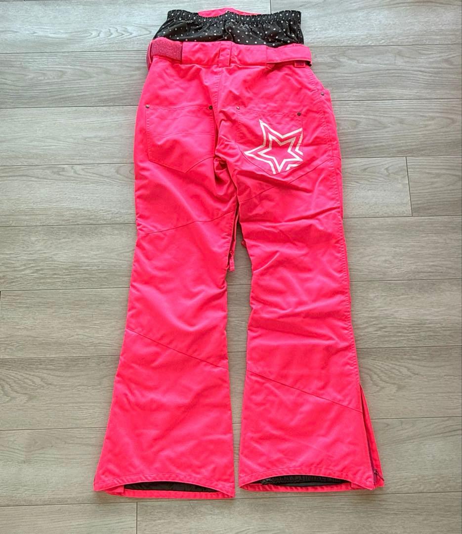 スノボウェア 上下セット M レオパード柄