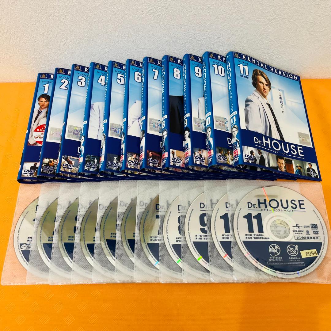 『Dr.HOUSE』シーズン1～FINAL 全89巻 全巻セット レンタルDVD