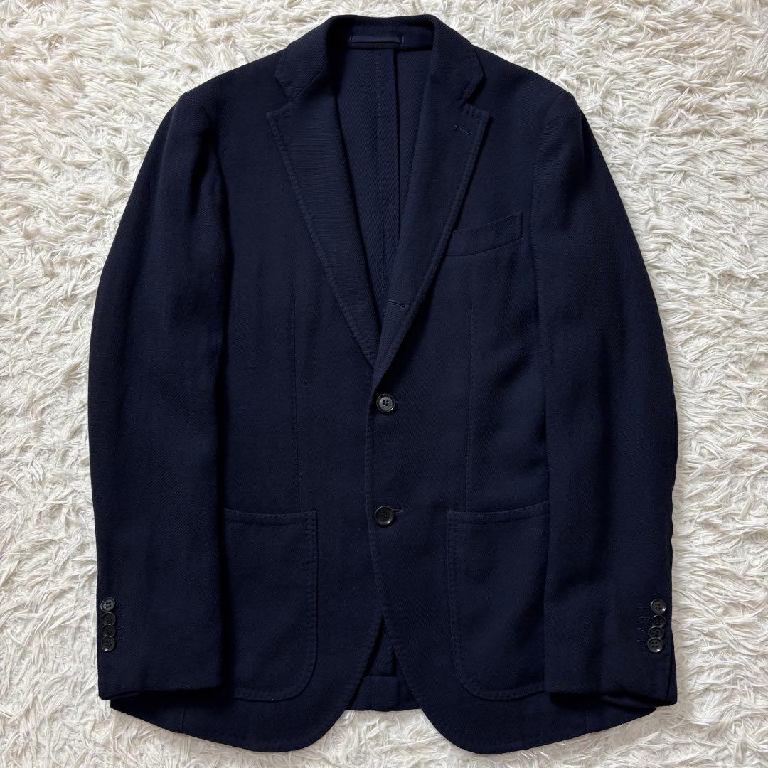 美品 RING JACKET テーラードジャケット アンコン ネイビー 46
