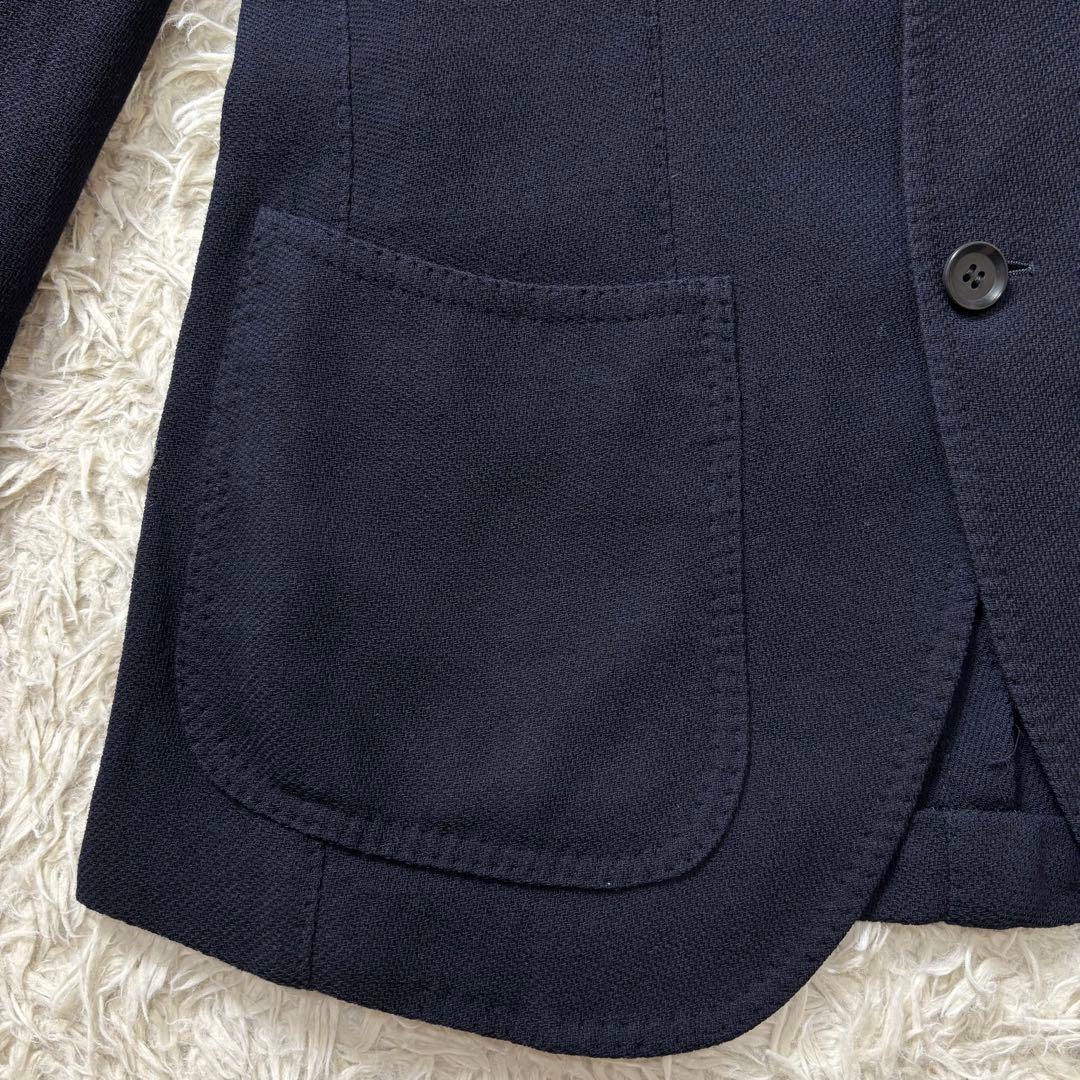 美品 RING JACKET テーラードジャケット アンコン ネイビー 46