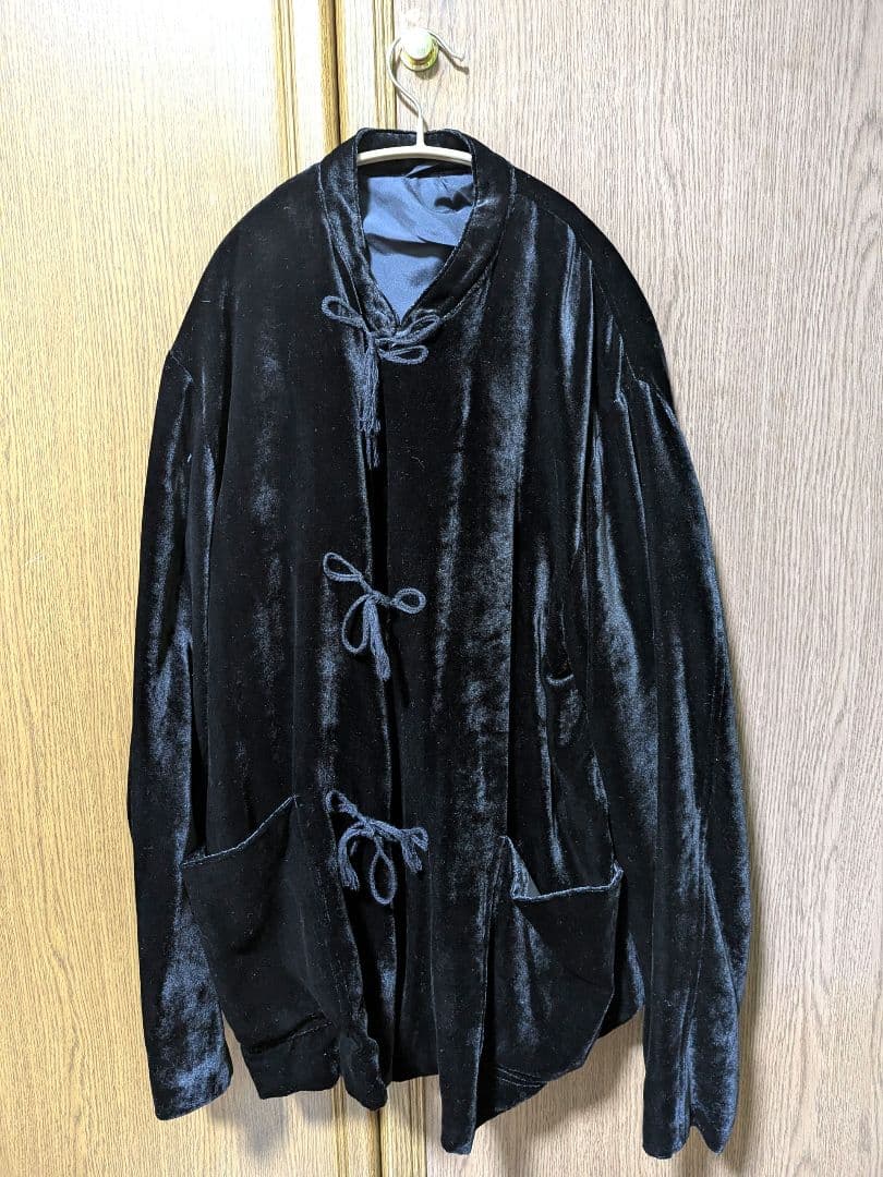 COMOLI 21AW シルク別珍スタンドカラージャケット Size3