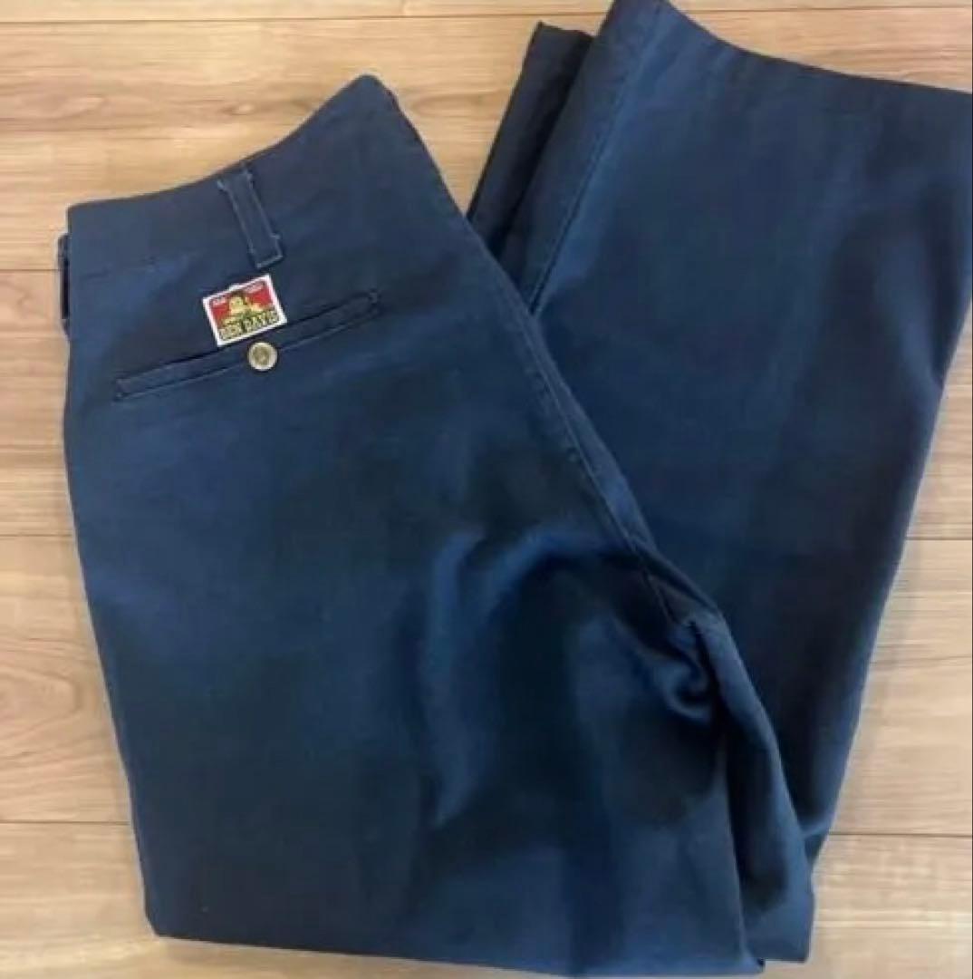 90s Ben Davis フリスコパンツ　USA製　ネイビー　W32