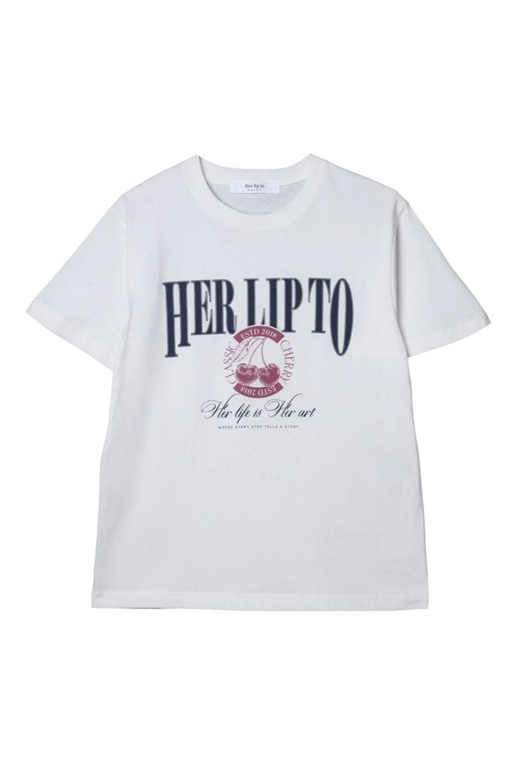 トップス Herlipto Classic Cherry Tee