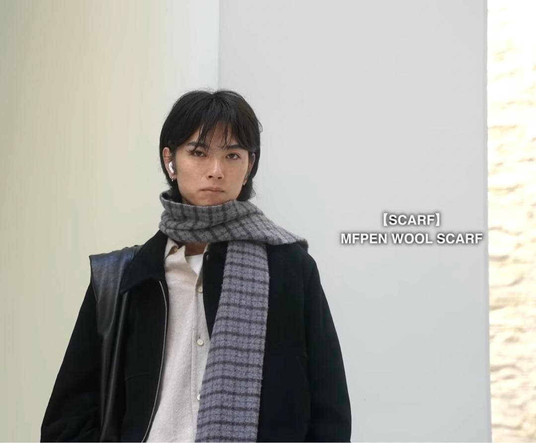 MFPEN herreekvipering WOOL SCARF 深水光太