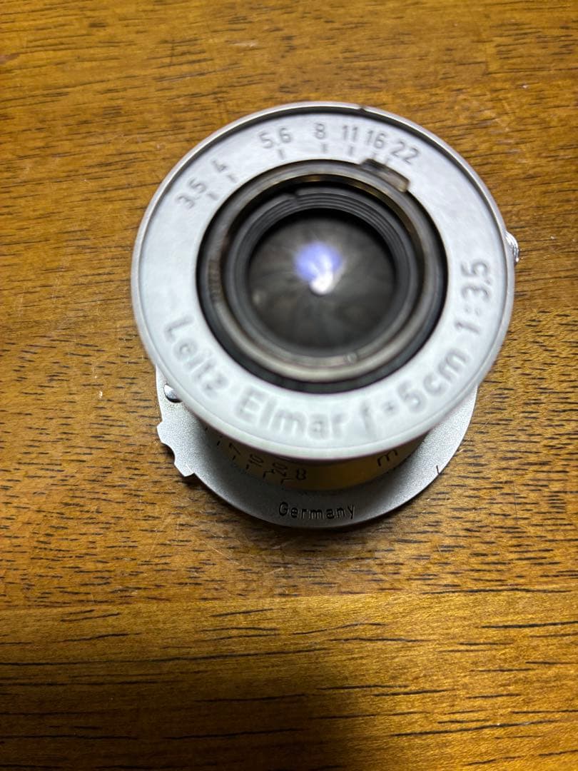 ライカ 赤Leica Elmar 5cm 50mm F3.5 Lマウント