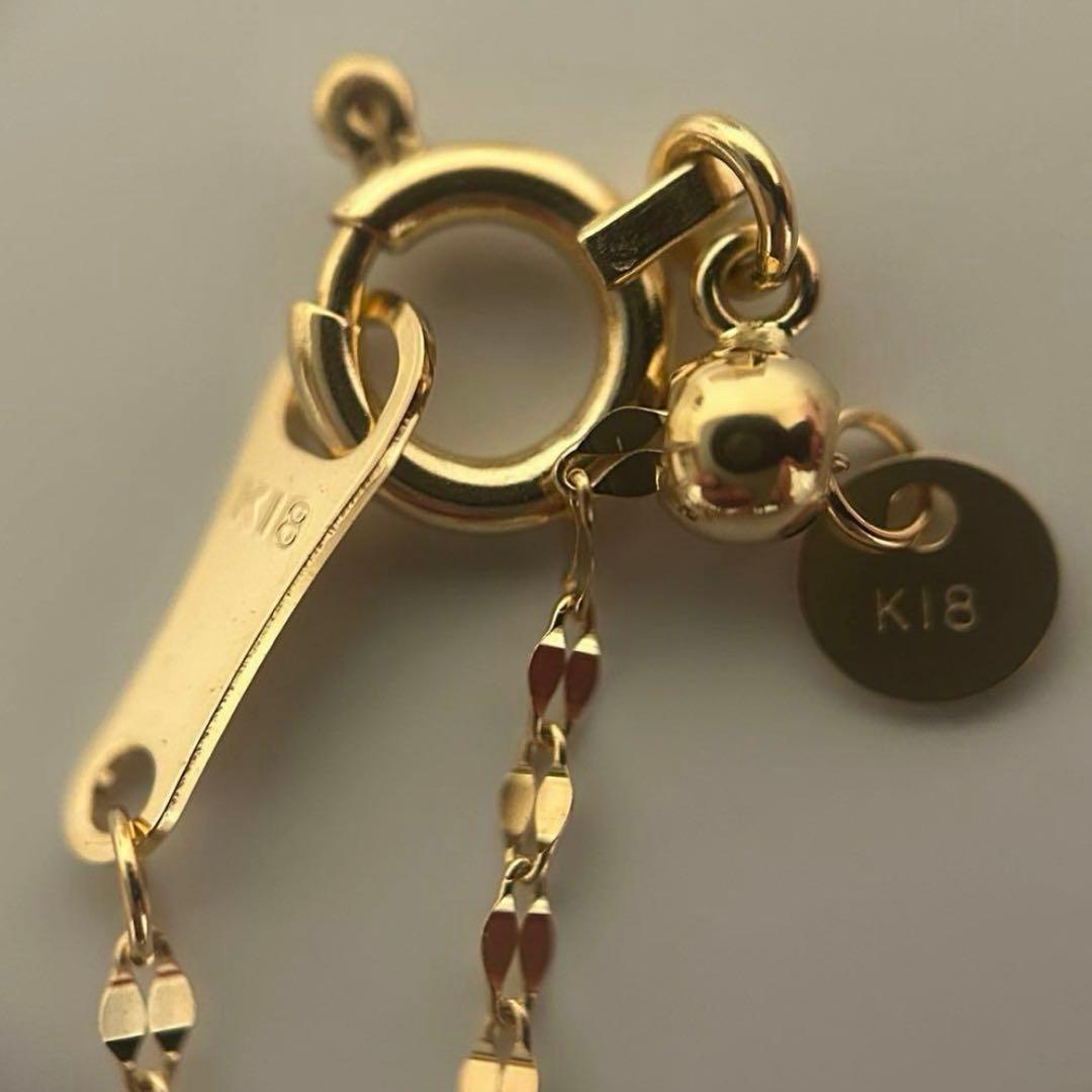 大特価！早いもの勝ち！新品 18金 K18 ネックレス 45cm アジャスター付