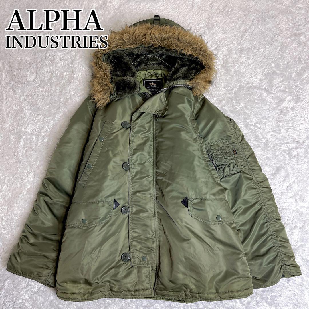 ALPHA INDUSTRIES N-3B フライトジャケット XL カーキ