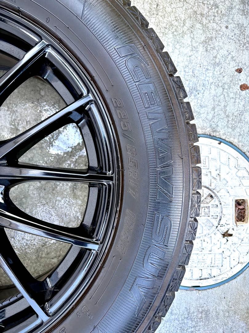 GOODYEAR17インチ スタッドレスタイヤホイールセット 225/65R17