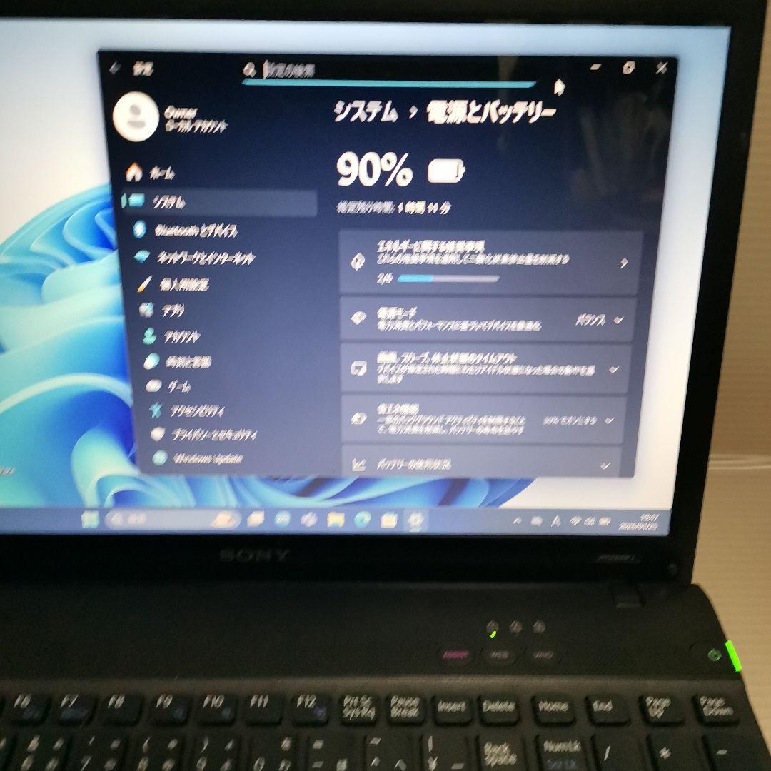 Sony Vaio CPU i3 Win11 SSD128GB 搭載!!