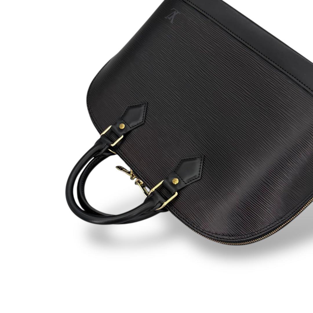 [新品同様] ルイヴィトン　エピ　アルマ　ハンドバッグ　黒　ノワール　レザー