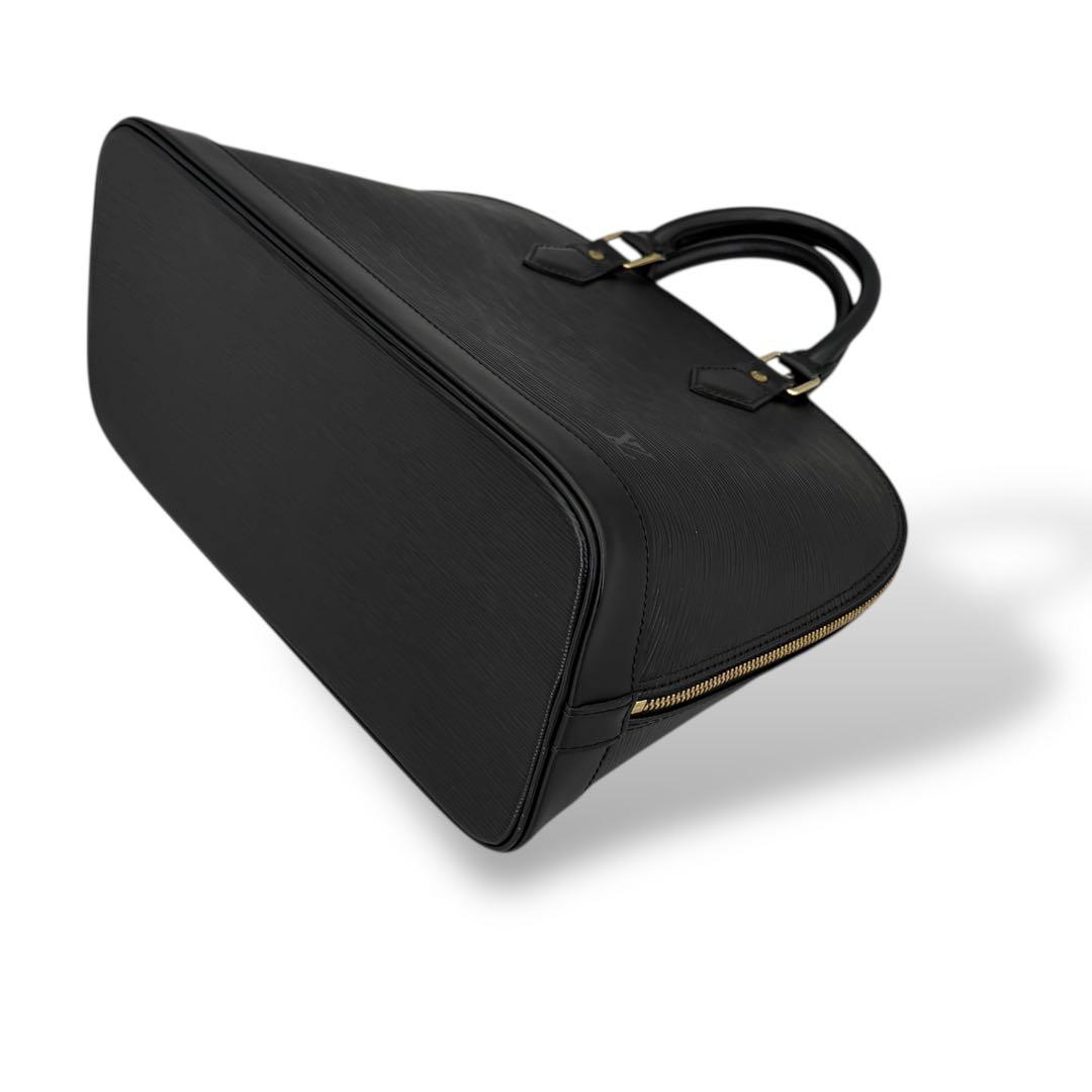 [新品同様] ルイヴィトン　エピ　アルマ　ハンドバッグ　黒　ノワール　レザー