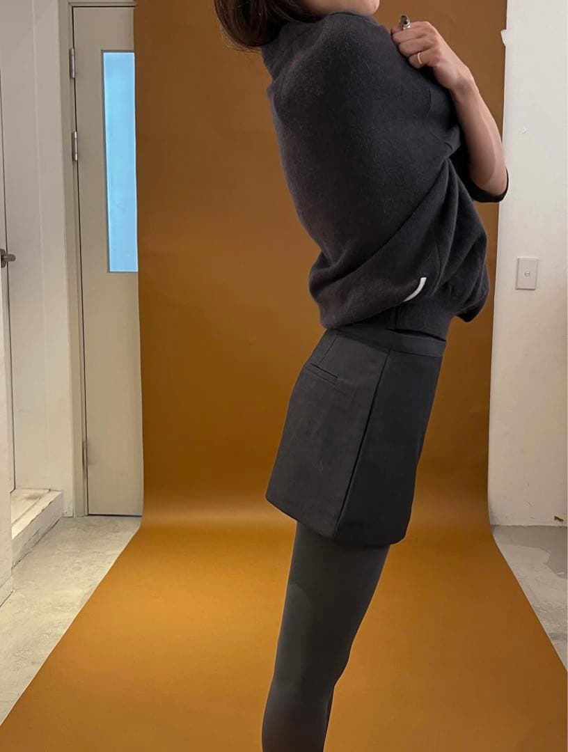 スカート Smooth Mood Teapot Skirt Pants Charcoal